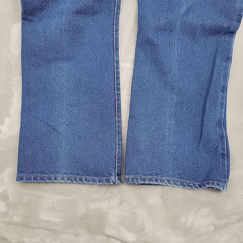 Levis 517 Mens Jeans Measures Size 36x27 Boot Cut Probably Hemmed Nice - Picture 6 of 14